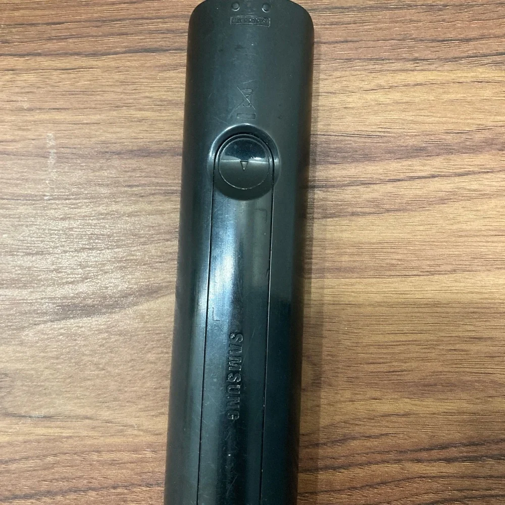 Samsung Black Remote with Red Power and Colored Function Buttons